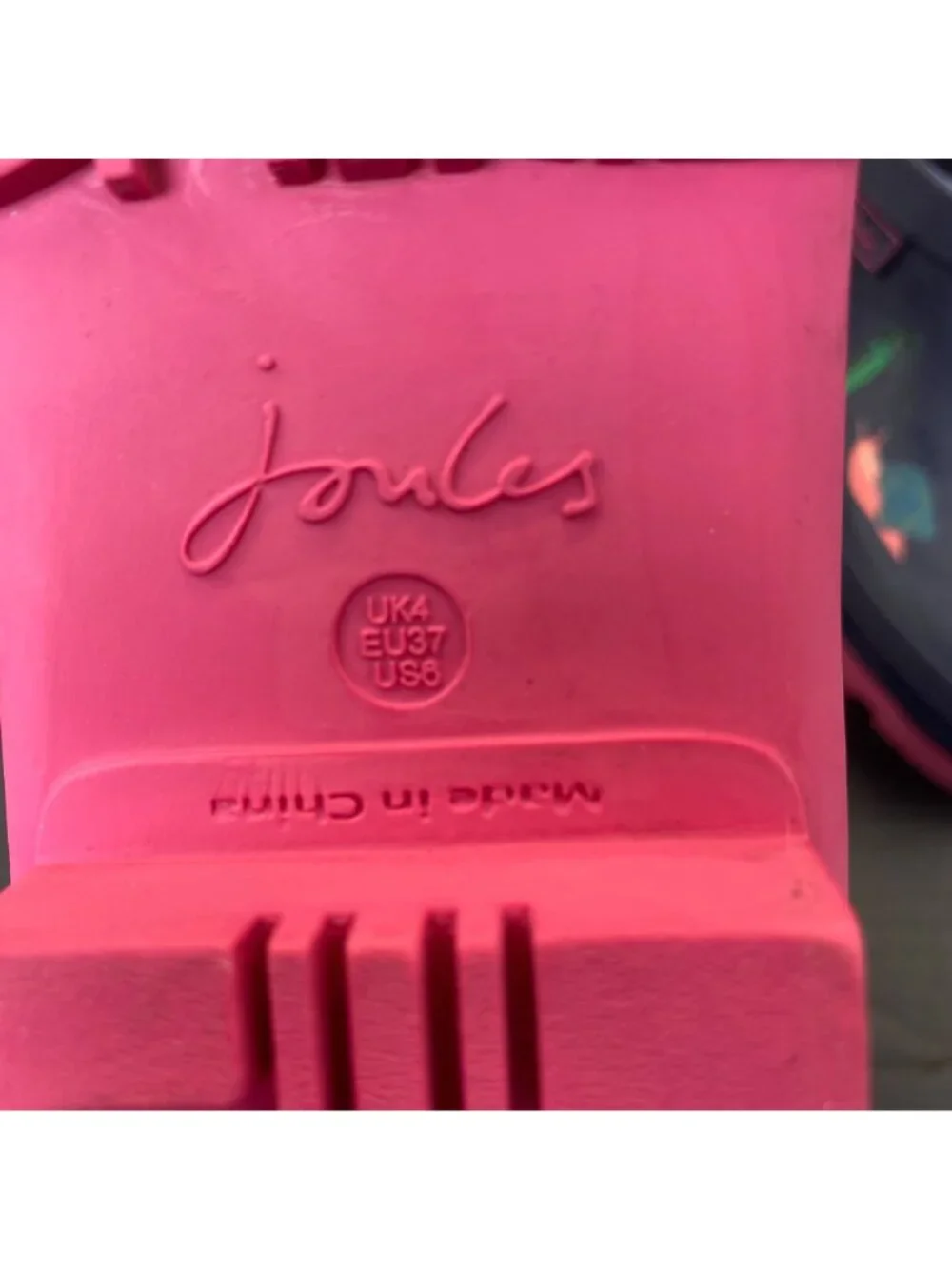 Joules Women's Pop On Rain Shoes Size 6 comfort New